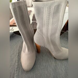 Charles By Charles David Gray Ankle Sock Boots